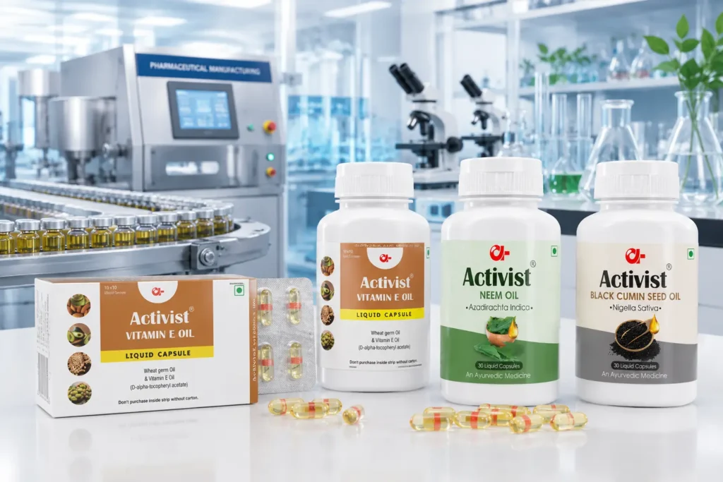 Krill oil capsules and nutraceutical supplements