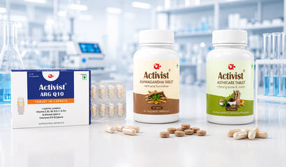 Omega 3 multivitamin capsules and supplement bottles