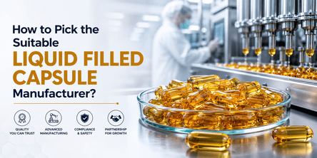 Liquid filled capsules with automated manufacturing equipment in a nutraceutical production facility