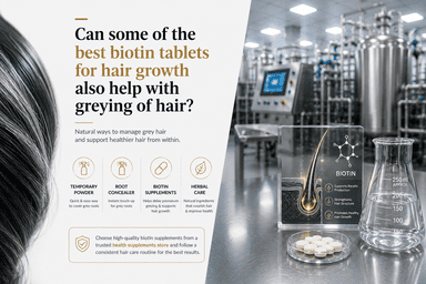 Best biotin tablets for hair growth and premature greying of hair