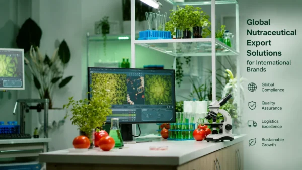 Nutraceutical export services for global wellness brands